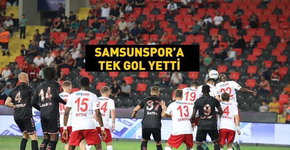 Samsunspor, Gaziantep’te kazandı