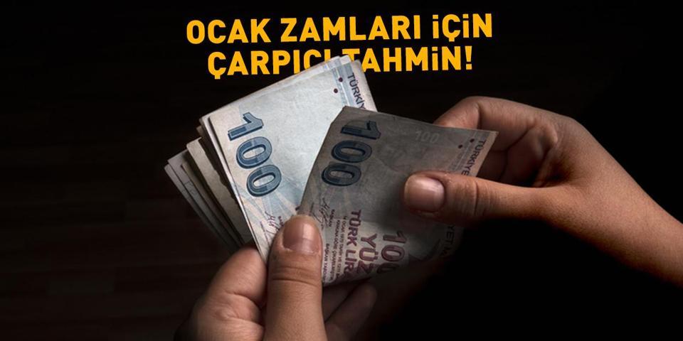 Ocak zamları için çarpıcı tahmin Memur ve emekliye 3 hesap SGK ve Bağ-Kur emeklisindeki yeni beklentiler...