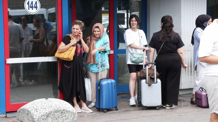 Büyük İstanbul Otogarında okula dönüş yoğunluğu