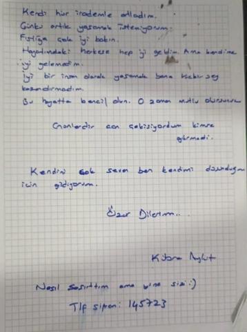 TikTok fenomeni Kübra Aykutun intihar notu ortaya çıktı: Hayatımdaki herkese çok iyi geldim, kendime gelemedim