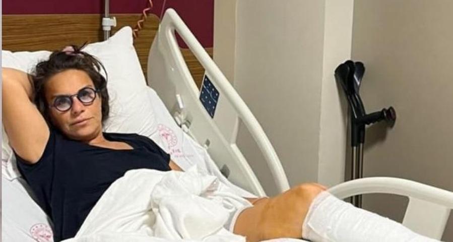 Arka Sokakların Aylasıydı Kaza geçiren Filiz Taçbaş hayranlarını korkuttu YAMAÇTAN İNERKEN DÜŞTÜ