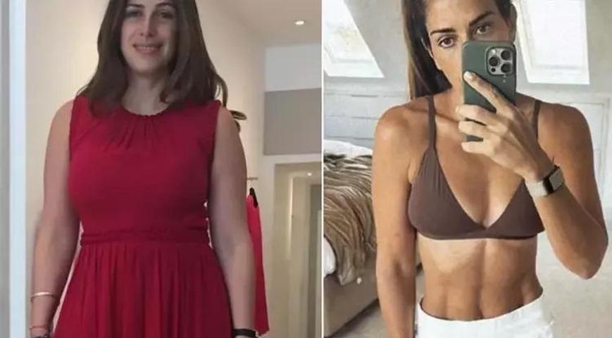 6 AYDA 30 KİLO VERDİ Yağları cayır cayır yakıp karnı dümdüz yapan yöntem Kim der ki 3 çocuk annesi
