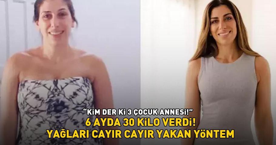 6 AYDA 30 KİLO VERDİ Yağları cayır cayır yakıp karnı dümdüz yapan yöntem Kim der ki 3 çocuk annesi