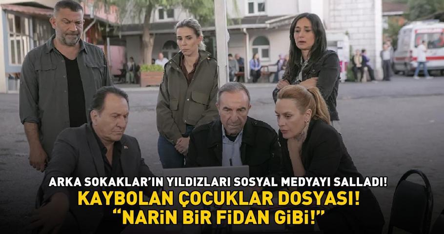 Arka Sokakların Rıza Babası Zafer Ergin ile Mesut Komiseri Şevket Çoruh sosyal medyayı salladı: NARİN BİR FİDAN GİBİ