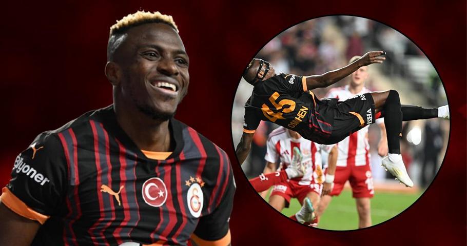 Galatasaraylı Victor Osimhenin röveşatası dillere destan oldu: Dünya devlerinin iştahı kabardı
