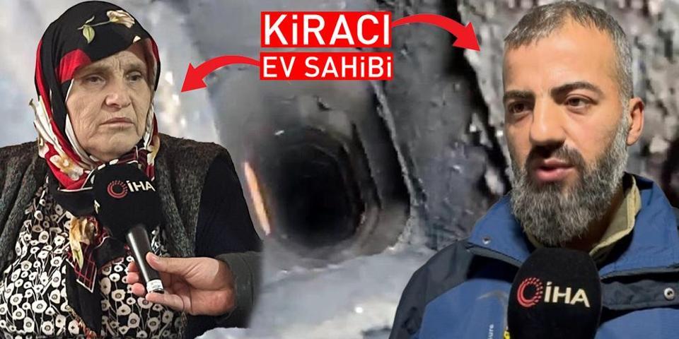 KİRACISI EVİ BOŞALTSIN DİYE Soba bacasından horon yayınına hapis cezası