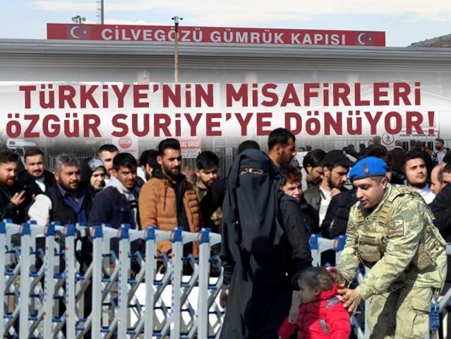 Türkiyede Misafir olan Suriye Vatandaşları Özgür Suriyeye Dönüş Yolunda: Türkiye Bize Kapılarını Açtı, Teşekkürler