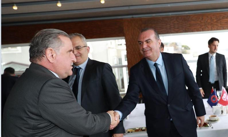 İbrahim Hacıosmanoğlu, Aleksander Ceferin ile görüştü