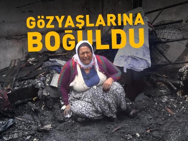 Evi Küle Döndü, Gözyaşlarına Boğuldu