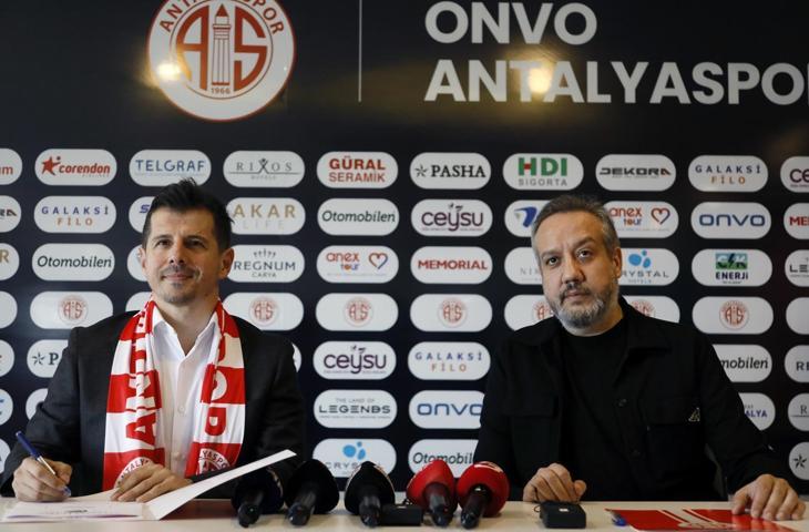 Antalyasporda Emre Belözoğluna imza töreni 1.5 yıllık sözleşmeye imza attı...