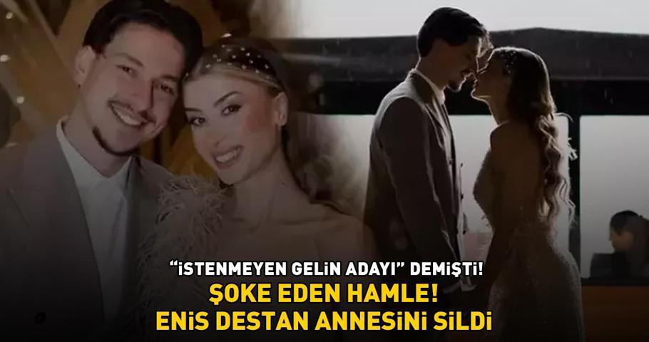 Oğlunun nişanlısı için İstenmeyen gelin adayı demişti Trabzonsporun yıldızı Enis Destandan şoke eden hamle ANNESİNİ SİLDİ