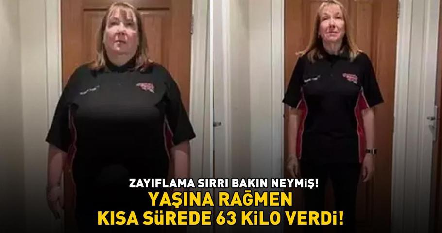 Kısa sürede 63 kilo verdi 57 yaşındaki yaşındaki kadının zayıflama sırrı: Trafik ışığı sistemi kullandım