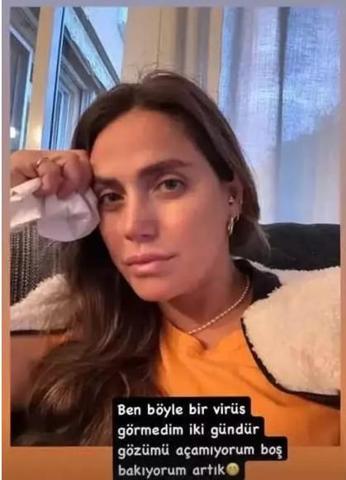 Ceyda Ateş salgından nasibini aldı Ünlü oyuncu hastalandığını açıkladı