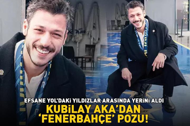 İnci Tanelerinin Cihanı Kubilay Akadan Fenerbahçe pozu Efsane Yol’daki yıldızlar arasında yerini aldı