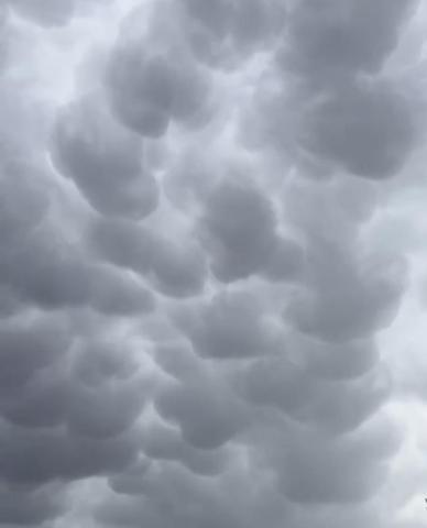 Hatayda Mammatus bulutları görüldü
