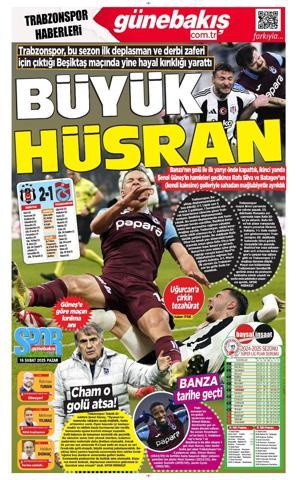 Deplasman kabusu Trabzonspor yine kazanamadı...