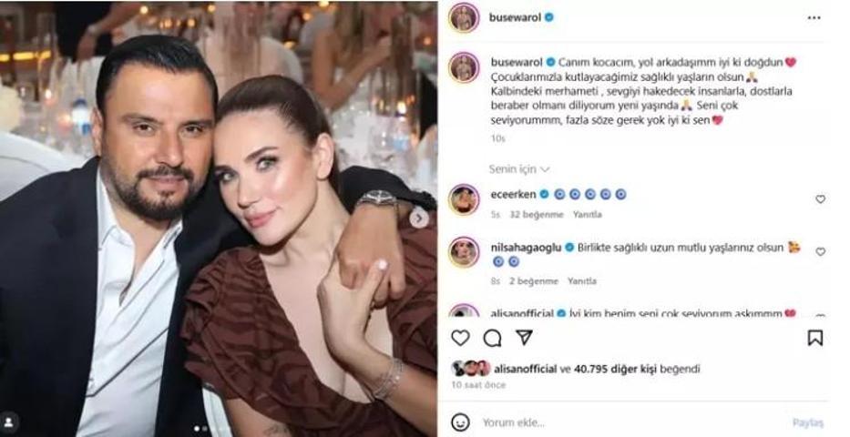 Buse Varol, Alişan’a Romantik Doğum Günü Kutlaması Yaptı