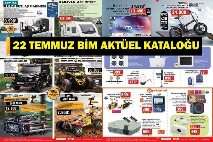 BİM 22 TEMMUZ 2025 KATALOĞU: 22 Temmuz Salı BİM Aktüel Kataloğunda Neler Var Bu Hafta BİMde Neler İndirimde