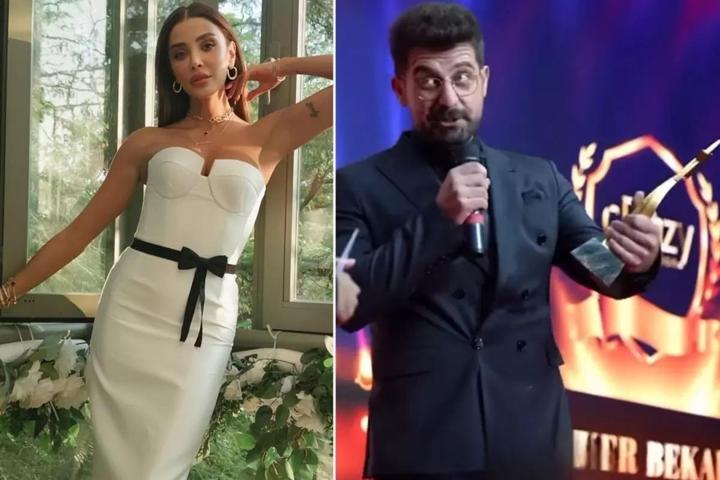 Ödül töreninde skandal Özge Ulusoydan dolandırıcılık iddialarına yanıt Lokman İnin videosuna yanıt