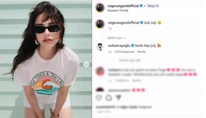 Özge Gürel ve Serkan Çayoğlu Amerika Tatilinde Aşk Dolu Anlar Paylaştı