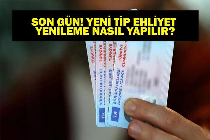YENİ TİP EHLİYET EVRAKLARI: Ehliyet yenileme randevusu nereden alınır e-Devlet eski tip sürücü belgesi yenileme ekranı