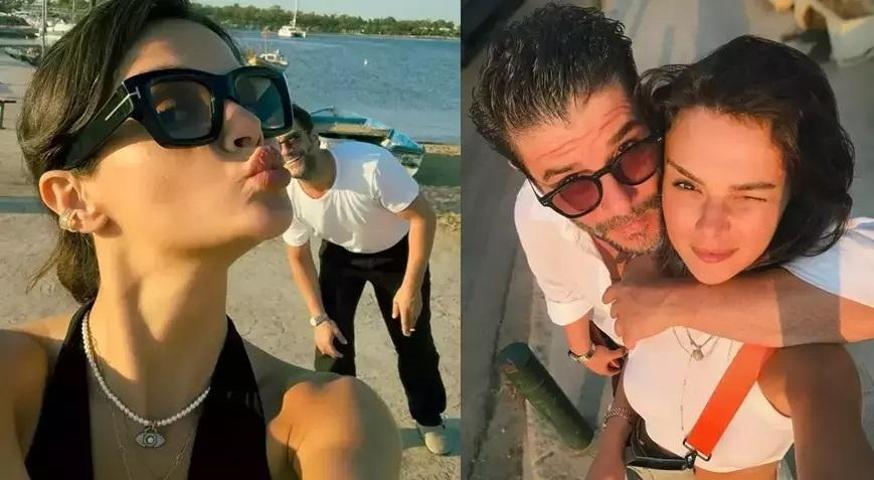Uzak Şehirin Alyası Sinem Ünsal aşka geldi Berk Cankat ile yeni karesini böyle paylaştı: SEVGİLİMİN FOTO HEVESİ