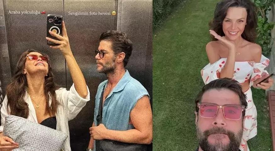 Uzak Şehirin Alyası Sinem Ünsal aşka geldi Berk Cankat ile yeni karesini böyle paylaştı: SEVGİLİMİN FOTO HEVESİ
