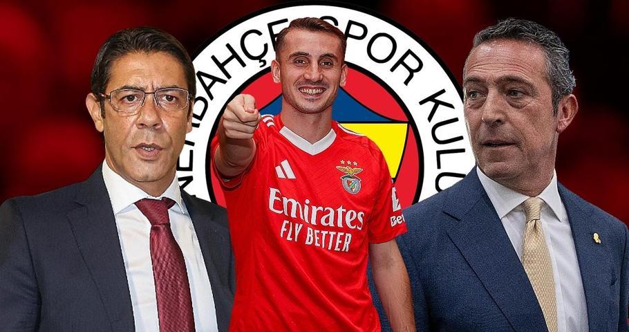 Fenerbahçenin Kerem Aktürkoğlu transferinde son dakika gelişmesi Rui Costa ve Ali Koç görüştü...