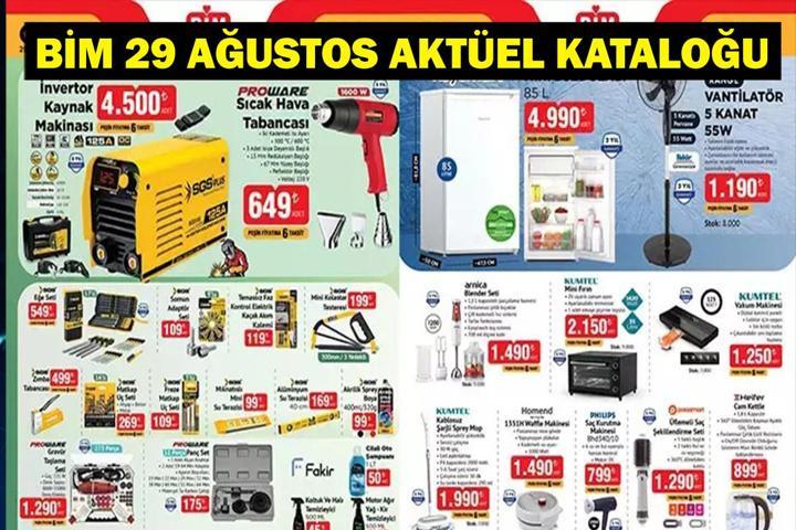 BİM 29 Ağustos Aktüel Ürünler: Teknoloji ve Ev Ürünlerinde Büyük Fırsatlar BİM’de Bu Hafta Neler Var 26-29 Ağustos Aktüel Katalog Detayları
