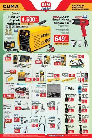 BİM 29 Ağustos Aktüel Ürünler: Teknoloji ve Ev Ürünlerinde Büyük Fırsatlar BİM’de Bu Hafta Neler Var 26-29 Ağustos Aktüel Katalog Detayları