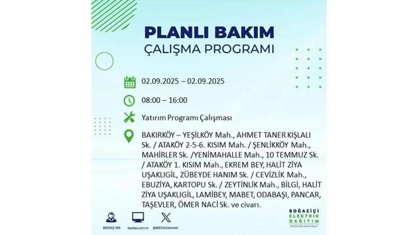 İSTANBUL ELEKTRİK KESİNTİSİ 2 EYLÜL: İstanbul Elektrik Kesintisi Ne Zaman Bitecek İstanbulda Elektrikler Ne Zaman Gelecek BEDAŞ AYEDAŞ Elektrik Arıza Sorgulama
