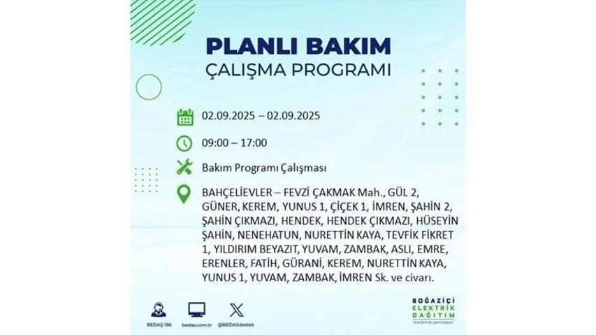 İSTANBUL ELEKTRİK KESİNTİSİ 2 EYLÜL: İstanbul Elektrik Kesintisi Ne Zaman Bitecek İstanbulda Elektrikler Ne Zaman Gelecek BEDAŞ AYEDAŞ Elektrik Arıza Sorgulama