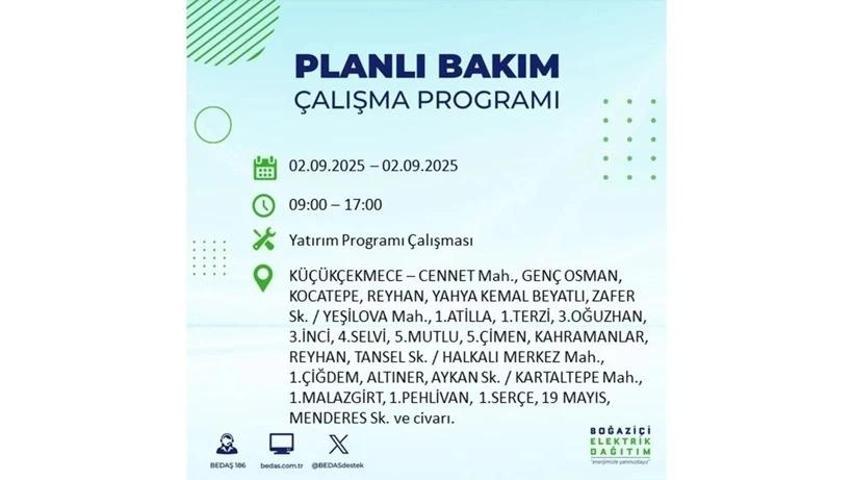 İSTANBUL ELEKTRİK KESİNTİSİ 2 EYLÜL: İstanbul Elektrik Kesintisi Ne Zaman Bitecek İstanbulda Elektrikler Ne Zaman Gelecek BEDAŞ AYEDAŞ Elektrik Arıza Sorgulama
