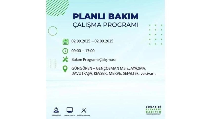 İSTANBUL ELEKTRİK KESİNTİSİ 2 EYLÜL: İstanbul Elektrik Kesintisi Ne Zaman Bitecek İstanbulda Elektrikler Ne Zaman Gelecek BEDAŞ AYEDAŞ Elektrik Arıza Sorgulama