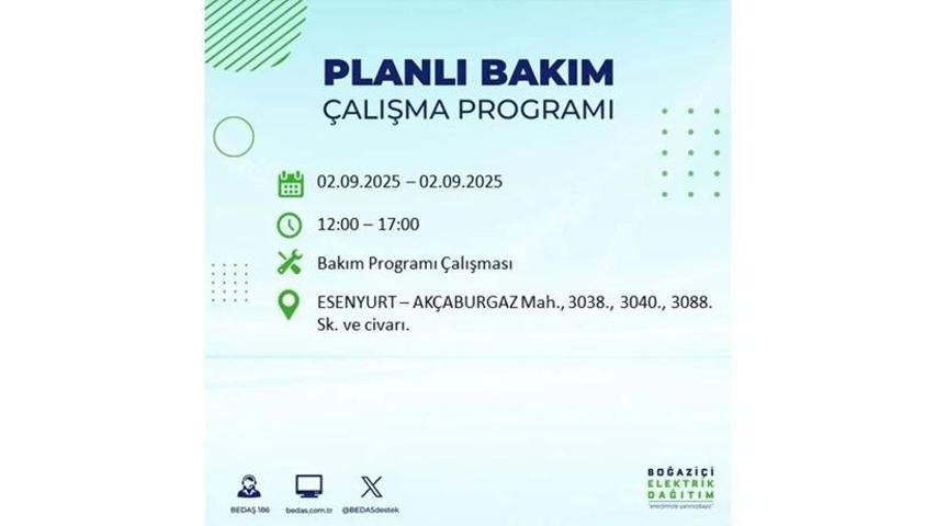 İSTANBUL ELEKTRİK KESİNTİSİ 2 EYLÜL: İstanbul Elektrik Kesintisi Ne Zaman Bitecek İstanbulda Elektrikler Ne Zaman Gelecek BEDAŞ AYEDAŞ Elektrik Arıza Sorgulama