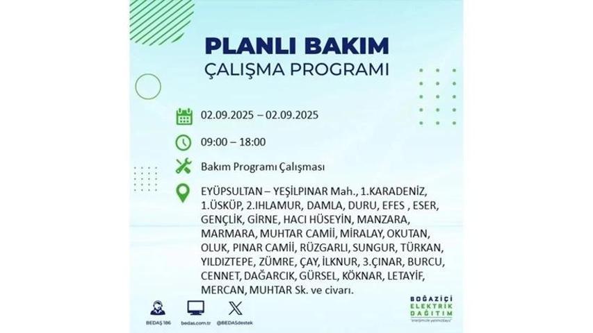 İSTANBUL ELEKTRİK KESİNTİSİ 2 EYLÜL: İstanbul Elektrik Kesintisi Ne Zaman Bitecek İstanbulda Elektrikler Ne Zaman Gelecek BEDAŞ AYEDAŞ Elektrik Arıza Sorgulama