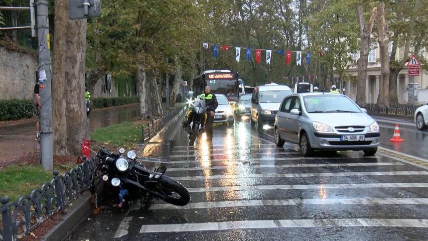 SON DAKİKA | İETT otobüsü motosiklete çarptı