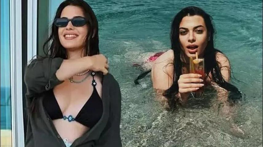 Derin Talu’dan Havalimanında Olay Kombin: Bikini ve Pareo ile Gündemde