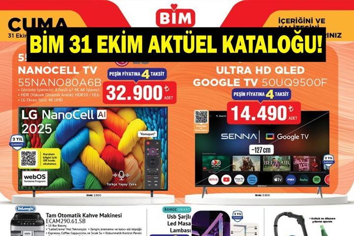 BİM AKTÜEL ÜRÜNLER KATALOĞU 31 EKİM 2025 | BİMde bu hafta yok yok İşte aktüel ürünler kataloğunun tamamı...