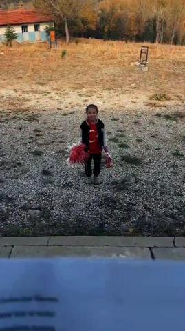 Konyada 1 öğretmenli, 1 öğrencili okulda 29 Ekim töreni