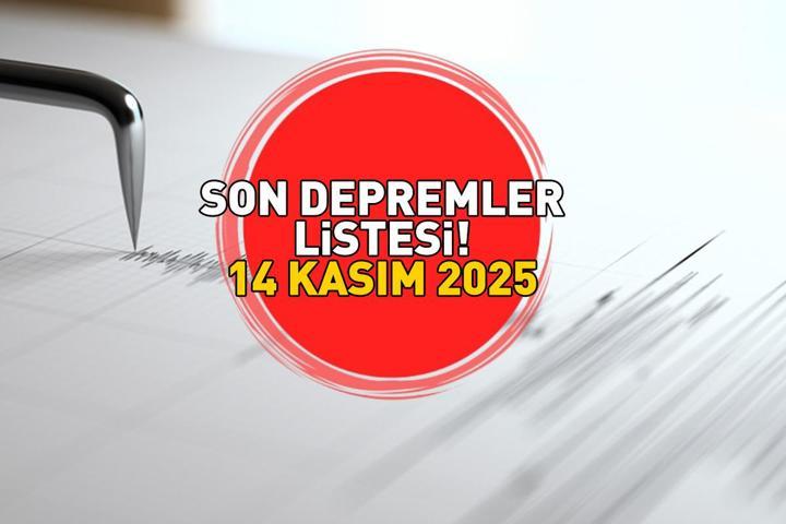 AKDENİZDE 4.3 ŞİDDETİNDE DEPREM 14 Kasım 2025 deprem mi oldu, nerede, kaç şiddetinde Kandilli Rasathanesi ve AFAD son depremler listesi