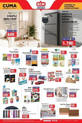 BİM AKTÜEL ÜRÜNLER KATALOĞU 21 KASIM 2025 | BİMde bu hafta neler var İşte tam liste...