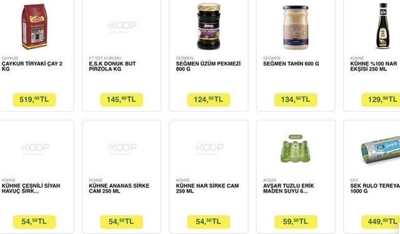 TARIM KREDİ KOOP MARKETİ 17-30 KASIM İNDİRİMLERİ Tarım Kredide 17-30 Kasımda hangi ürünler indirimde