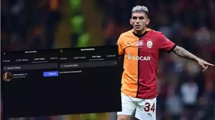 Lucas Torreira’dan Devrim Özkan Hamlesi Ünlü Oyuncu Instagram Takibine Karşılık Vermedi