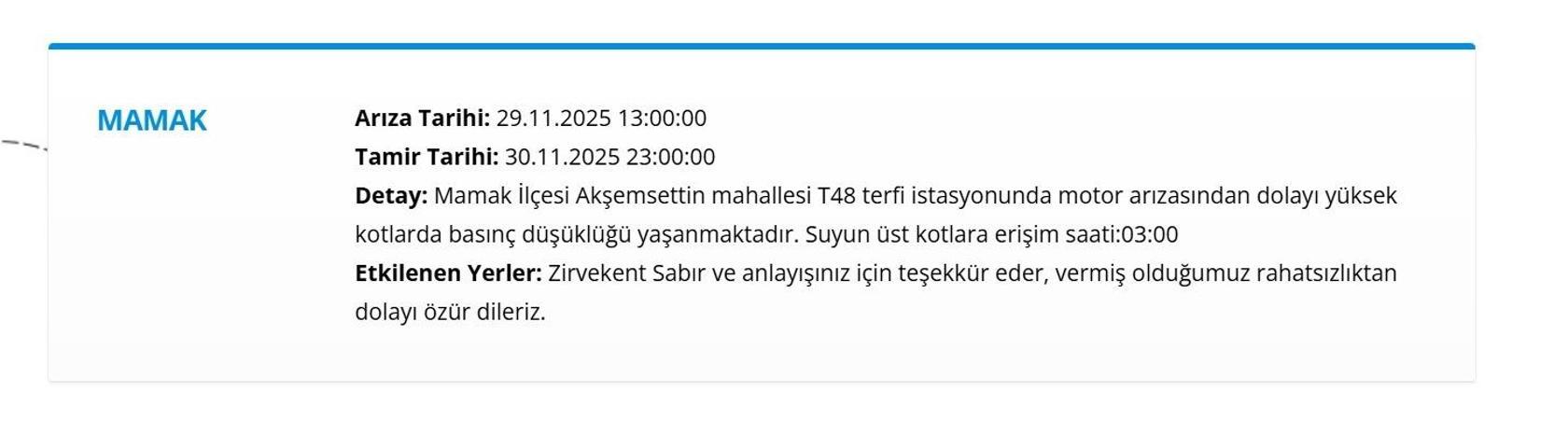 30 KASIM ANKARA ASKİ SU KESİNTİSİ: ASKİ Ankara Su Kesintisi Ne Zaman Bitecek, Sular Ne Zaman Gelecek
