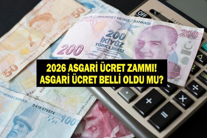 ASGARİ ÜCRET 2025: Asgari Ücret Ne Kadar 2026 Zamlı Asgari Ücret Ne Kadar Olacak Süreç Başladı
