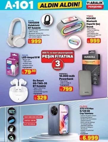 A101 AKTÜEL ÜRÜNLER KATALOĞU 11 ARALIK 2025 | A101de bu hafta neler var Cam çay seti 1.299 TL, motor kaskı 1.899 TL