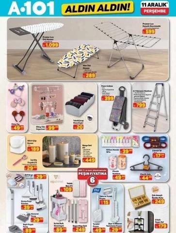 A101 AKTÜEL ÜRÜNLER KATALOĞU 11 ARALIK 2025 | A101de bu hafta neler var Cam çay seti 1.299 TL, motor kaskı 1.899 TL