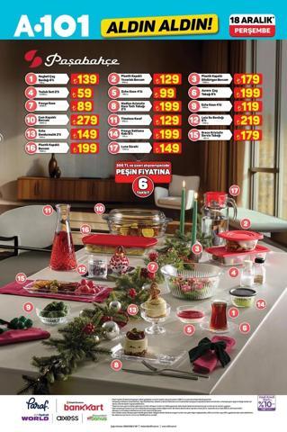 A101 18 ARALIK AKTÜEL ÜRÜNLER KATALOĞU A101de gelecek hafta neler var Televizyon, beyaz eşya, cep telefonu...
