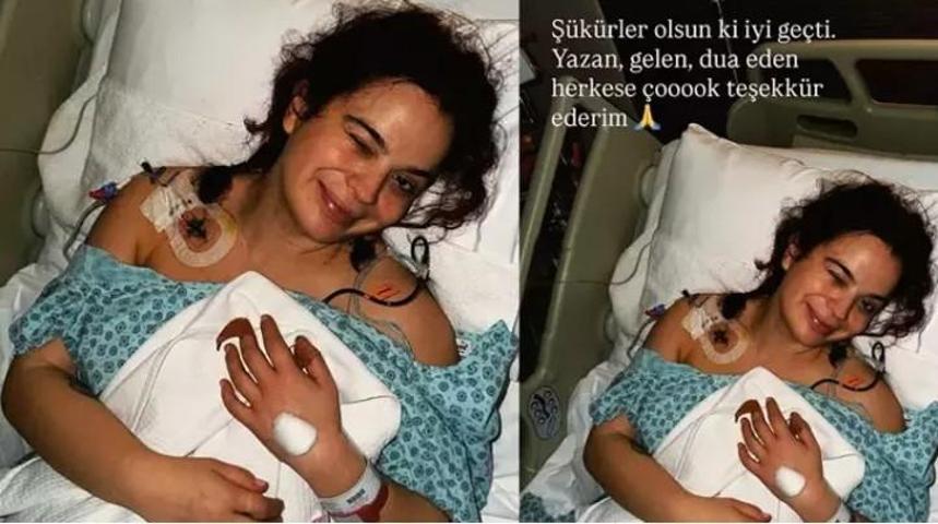 Doktor ihmali sonrası bir kez daha bıçak altına yattı Aslı Bekiroğlu’ndan hastane odasından açıklama